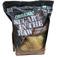 Organic Sugar In The Raw Turbinado Cane Sugar, 6 Pound