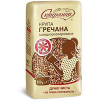 Skvira Buckwheat Groats Roasted Kasha Gmo Free 800 Gr / 28.22 Oz Product Of Ukraine Grechka (1 Pack)
