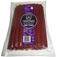 Buffalo Bills 1-Lb Pack Sweet Lebanon Bologna Sticks (Pennsylvania Dutch Sweet Beef Sticks)