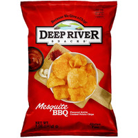 Deep River Snacks Mesquite Bbq Kettle Cooked Potato Chips, 5-Ounce (Pack Of 12)