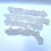 Sweetglob Old Fashioned Rock Candy Crystals On Strings (Clear White, 1 Pound)