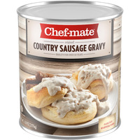 Chef-Mate Country Sausage Gravy, Breakfast Sausage, Biscuits And Gravy, Bulk #10 Can, 6 Lb 9 Oz (Pack Of 6)