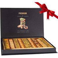 Anabtawi Middle Eastern Sweets - 80-Piece Assorted Baklava, Pistachio And Almond Pastry - Traditional Arabic Baklava Gift Box - No Preservatives, No Additives - Gourmet Baklava Pastry Boxes - 800G