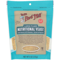 Bob's Red Mill Nutritional Yeast Seasoning, 5 Ounce (Pack Of 4) - Non-Gmo, Vegan, Gluten Free - Good Source Of Protein & Vitamins - Nutritious Savory Parmesan Cheese Substitute