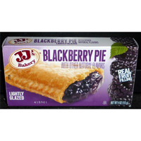 Jj's Bakery Lightly Glazed Snack Pies 4Oz (Pack Of 12) (Blackberry)