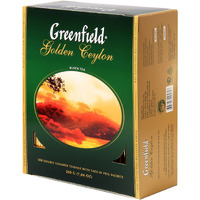 Greenfield Golden Ceylon ?Lassic Collection Black Tea Finely Selected Speciality Tea 100 Double Chamber Teabags With Tags In Foil Sachets