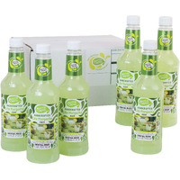 Master Of Mixes Margarita Lite Drink Mix, Ready To Use, 1 Liter Bottle (33.8 Fl Oz), Pack Of 6
