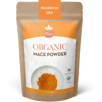 Spicy Organic Ground Mace - 100% Pure Usda Organic -Non-Gmo Mace Spice - 4 Oz