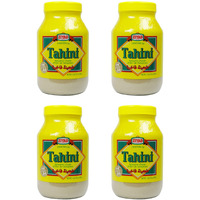 Ziyad Brand Tahini Sesame Paste, No Additives, No Preservatives, Perfect For Pita Bread, Meat, Vegetables And More! 32Oz (Pack Of 4)