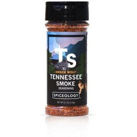 Spiceology & Derek Wolf - Tennessee Smoke Bbq Seasoning - American Barbeque Rubs, Seasonings And Spice Blends - Use On: Steaks, Brisket, Pork, Chicken Wings, Roasted Jackfruit, Venison, Elk Or Salmon - 4.1 Oz