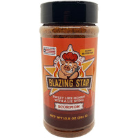 Blazing Star Bbq Scorpion Rub & Seasoning, Shaker Spice Mix 13.8 Oz