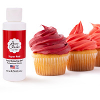 Ann Clark Super Red Food Coloring Gel Large 4.5 Oz Professional Grade Made In Usa
