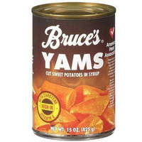 Bruce's Yams, Sweet Potatoes In Syrup, 15 Oz Can (8 Pack) By Bruce Foods