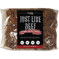 Wholesome Provisions Textured Vegetable Protein, Vegan Meat Substitute, 100% Hexane Free, Made With #1 Graded Yellow Soybeans, Made In Us, Gluten Free, Just Like Beef, Unflavored (1 Package)