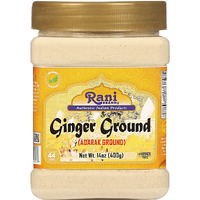 Rani Ginger (Adarak) Powder Ground, Spice 14Oz (400G) Pet Jar ~ All Natural | Vegan | Gluten Friendly | Non-Gmo | Kosher | Indian Origin