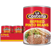 La Costea Refried Pinto Beans, 20.5 Oz Can (Pack Of 6)