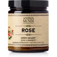 Anima Mundi Rose Petal Powder With Dried Rose Buds - Love + Serenity Rose Powder - For Heart Chakra - Fluffy, Aromatic Dried Rose Petals For Teas, Lattes, Desserts, And More (2.5Oz / 71G)