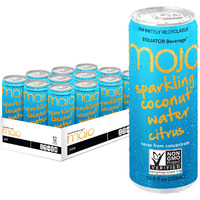 Mojo Sparkling Coconut Water + Citrus | Hydration Drink & Sports Drink | Electrolytes Beverage 1043 Mg | Vitamin B & C | Hydration Drink For Skin & Body | 10.8 Oz (Pack Of 12)