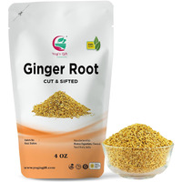 Dried Ginger Root 4 Oz | Cut And Sifted Dried Ginger Pieces | As Spicy As Fresh Ginger | Flavourful Indian Spice |100% Pure And Natural For Making Flavourful Ginger Tea | By Yogi's Gift