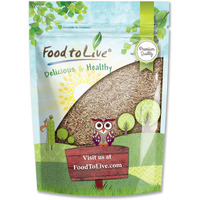 Food To Live - Caraway Seeds, 1 Pound Whole Raw Dried Caraway Seeds, Kosher And Vegan, Bulk Savory Spice. Rich In Dietary Fiber And Minerals. Perfect For Rye Bread.