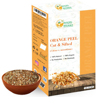 Herbs Botanica Dried Orange Peel Organic Cut & Sifted Naural Orange Zest For Herbal Tea Culinary Delights And Wellness Vegan, Non Gmo & Gluten Free 8 Oz