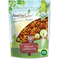 Food To Live Organic Golden Berries, 8 Ounces Non-Gmo, Whole Dried Berries, Unwseetened, Sulfite-Free, Kosher, Vegan, Bulk. Rich In Vitamin A. Soft, Chewy Texture. Great For Baked Goods, Granola.