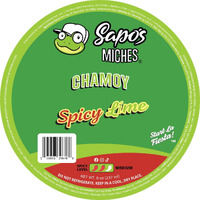Sapo's Miches Chamoy Rim Rimming Paste Sauce Candy Dip For Drinks, Micheladas, Fruit, 8 Oz (Spicy Lime)