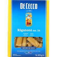 De Cecco Pasta Rigatoni No. 24, 16 Oz