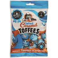 Walkers' Nonsuch Salted Caramel Toffees | With Butter & Whole Milk | Imported From The Uk | Traditional British Candy | Individually Twist Wrapped Toffee | 5.29 Oz (150G)