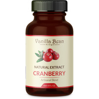Natural Cranberry Extract For Baking And Flavoring - 4 Oz - Premium Quality Natural Flavors For Baked Goods, Desserts, & Cooking