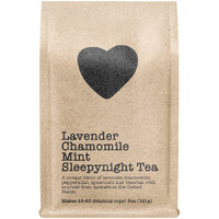 Lavender Chamomile Mint Sleepynight Tea, 45-60 Servings, Eco-Conscious Zip Pouch, Caffeine Free, Pure Loose Leaf Tea Grown In America, 5.0 Ounce (Medium)