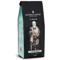 Padre Pio Medium Italian Blend Roast Coffee (Whole Bean) 12 Ounces