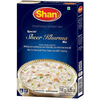 Shan Special Sheer Khurma Traditional Dessert Mix 4.29 Oz (150G) - Powder For Vermicelli, Nuts, Raisin And Milk Pudding - Suitable For Vegetarians - Airtight Bag In A Box