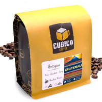 Guatemalan Coffee, Whole Bean Coffee, Premium Guatemala Antigua Single Origin Fresh Roasted Coffee Beans | Cubico Coffee | 12 Ounce Bag