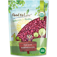 Food To Live Organic Small Red Chili Beans, 3 Pounds - Non-Gmo, Kosher, Vegan, Dry, Raw, Sproutable, Non-Irradiated, Bulk, Product Of The Usa