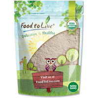 Food To Live Organic Spelt Flour, 8 Ounces - Whole Grain, Non-Gmo, Kosher, Vegan, Bulk, Great For Baking Bread, Product Of The Usa