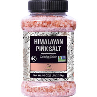 Soeos Himalayan Pink Salt, Coarse Grain, 80Oz (5 Pound), Non-Gmo Himalayan Salt, Kosher Salt, Pink Himalayan Sea Salt Coarse For Grinder Refill