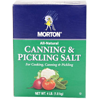 Morton All Natural Canning & Pickling Salt, 4 Lb. Box
