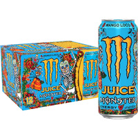 Monster Energy Juice Monster Mango Loco, Energy + Juice, Energy Drink, 16 Ounce (Pack Of 12)