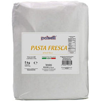 Fresh Pasta Flour, 100% Soft Wheat, 5 Kg (11 Lbs) Tipo 00, Bread Machine Or Handmade Pasta, For Bread, Gnocchi, Product Of Italy, Polselli