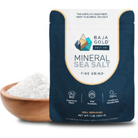Baja Gold Mineral Sea Salt, Fine Grind, 1 Lb. Bag