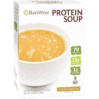 Bariwise Protein Soup Mix, Chicken Bouillon, Gluten Free, Low Carb & Keto Friendly (7Ct)
