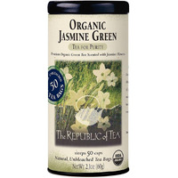 The Republic Of Tea - Organic Jasmine Green Tea, 50 Tea Bags