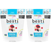 Wholesome Yum Besti Natural Powdered Sugar Substitute - Keto Confectioners Monk Fruit Sweetener Blend With Allulose (No Erythritol) - Non Gmo, Zero Carb, Zero Calorie, No Aftertaste (12 Oz, 2 Pack)