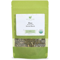 Pure And Organic Biokoma Rue Dried Herb - Natural Herbal Tea In Resealable Pack Moisture Proof Pouch - 50G