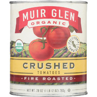Muir Glen Fire Roasted Crushed Tomatoes, 28.0 Ounce (Pack Of 6)