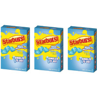 Starburst Singles To Go Zero Sugar Drink Mix, Blue Raspberry, 6 Ct Per Box (Pack Of 3)