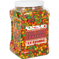 Fall Sprinkles - 1.7 Pounds - Bulk Fall Pumpkin Sprinkles - Fall Leaf Sprinkles For Baking - Autumn Leaf Sprinkles - Thanksgiving Sprinkles For Cupcakes, Cookies, Cake Decorating