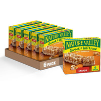 Nature Valley Granola Bars, Sweet And Salty Nut, Cashew, 1.2 Oz, Six Ct (Pack Of 6)