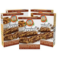 Sunbelt Bakery Almond Sweet & Salty Chewy Granola Bars, 50-1.0 Oz Bars (5 Boxes)